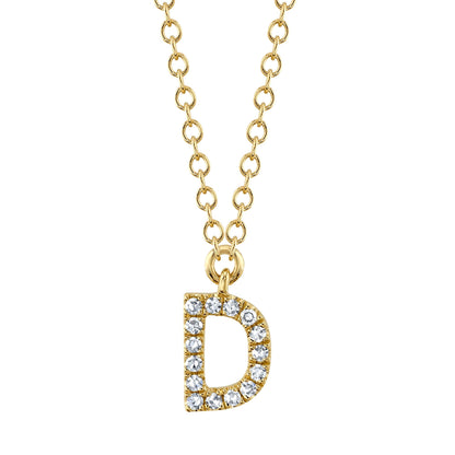 0.05CT DIAMOND NECKLACE - INITIAL D