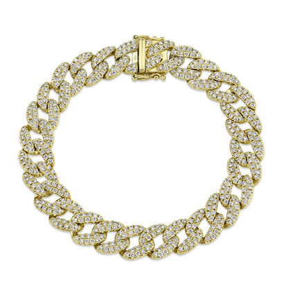 Havana Midi 4.36 Ct. Diamond Pave Link Bracelet