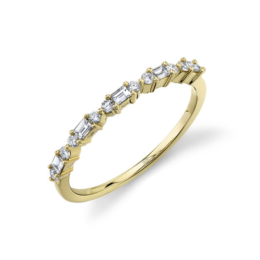 0.25CT DIAMOND BAGUETTE BAND